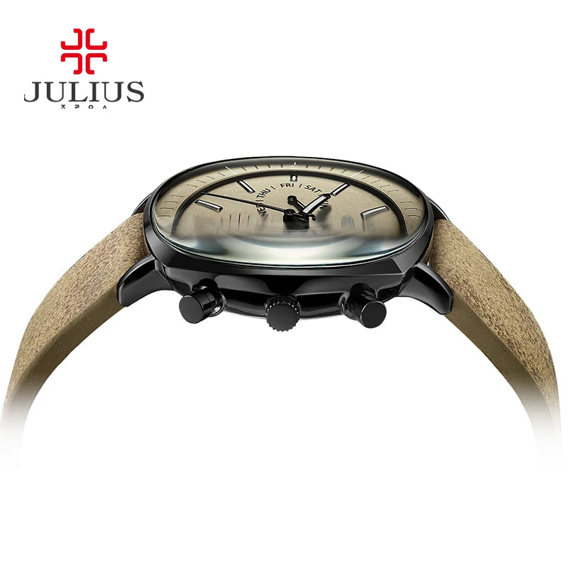 Julius Homme Business Leather Watch